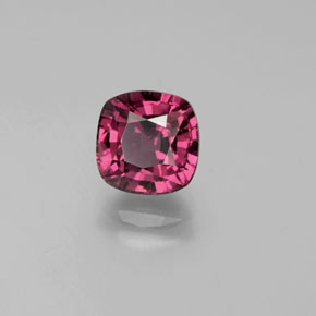 Granato rodolite naturale rosso da 2,51 ct, taglio a cuscino, VS