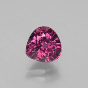 Granato Rodolite Rosso lampone naturale da 1.71 ct, Forma a pera, VS