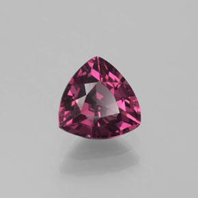Granato rodolite naturale rosso da 1,28 ct, trillion, VVS-VS