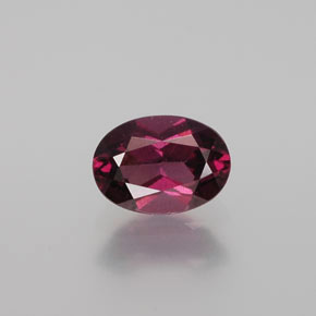 Granato Rodolite Rosso lampone naturale da 1.09 ct, Taglio ovale, VS