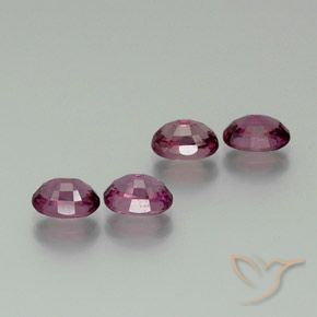 Gemme di Granato rodolite Rosso lampone naturale da 4.72 ct, Ovale, VS