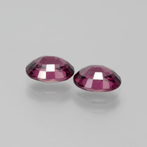 Granato rodolite naturale porpora da 1,98 ct, taglio ovale, VS