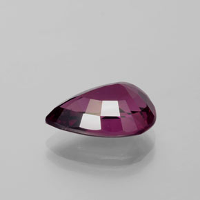 Granato rodolite rosso lampone naturale da 5,79 ct, taglio a pera, VVS