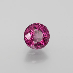 Granato rodolite naturale rosso da 1,15 ct, taglio rotondo, VS