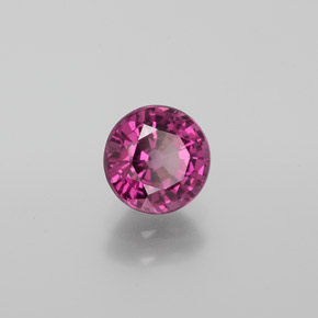 Granato rodolite naturale rosso da 1,21 ct, taglio rotondo, VS