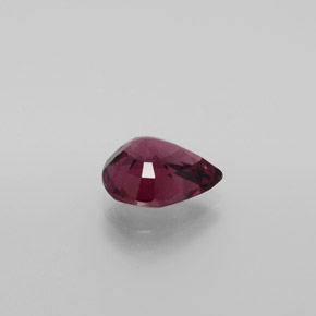 Granato Rodolite Viola medio-scuro naturale da 2.14 ct, Forma a pera, VS