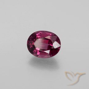Granato rodolite Rosso lampone naturale da 2.05 ct, Ovale, VS