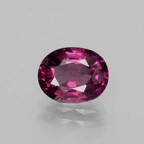 Granato Rodolite Rosso lampone naturale da 2.10 ct, Taglio ovale, VS