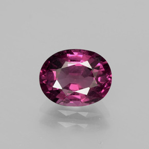Granato Rodolite Rosso lampone naturale da 2.10 ct, Taglio ovale, VS