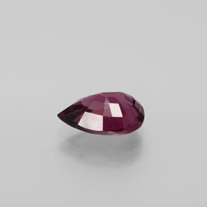 Granato rodolite Rosso lampone naturale da 2.25 ct, Forma a pera, VS
