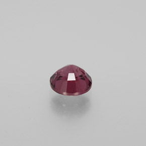 Granato Rodolite Rosso lampone naturale da 1.34 ct, Taglio rotondo, VS