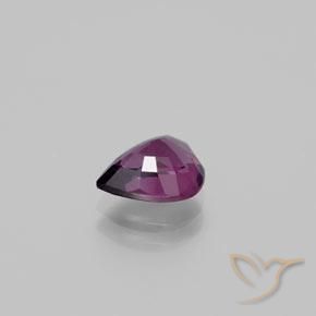 Granato rodolite Viola scuro naturale da 1.59 ct, Forma a pera, VS