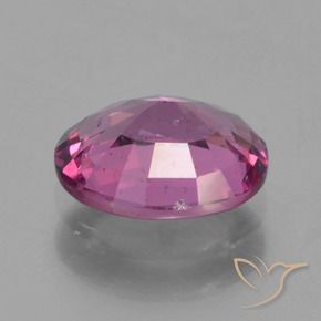 Granato rodolite Rosso lampone naturale da 1.18 ct, Ovale, VS