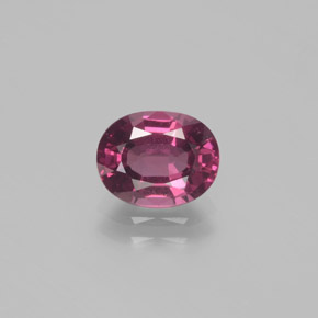 Granato Rodolite Rosa intenso Bacca Viola naturale da 1.98 ct, Taglio ovale, VS