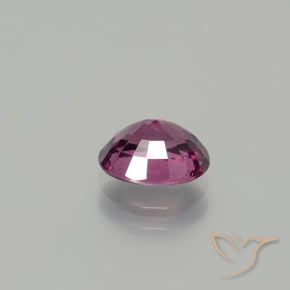 Granato rodolite Viola scuro naturale da 1.48 ct, Ovale, VS