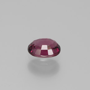 Granato Rodolite Rosso lampone naturale da 1.77 ct, Taglio ovale, VVS-VS
