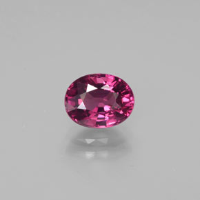 Granato rodolite naturale rosso da 1,77 ct, taglio ovale, VS