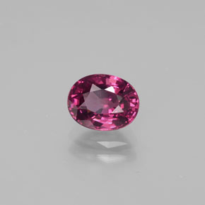 Granato rodolite naturale rosso da 1,77 ct, taglio ovale, VS
