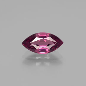 Granato rodolite naturale rosso da 1,71 ct, marchesa, VVS-VS