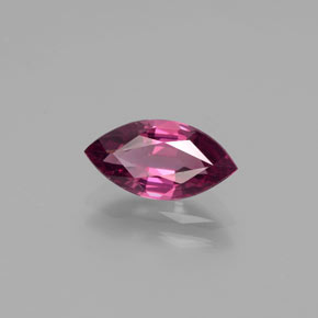 Granato rodolite naturale rosso da 1,71 ct, marchesa, VVS-VS