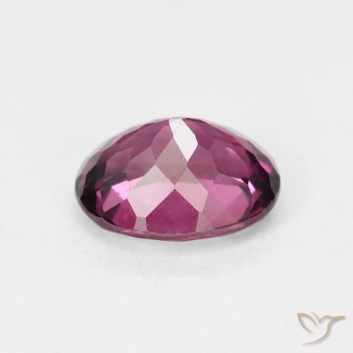 Granato rodolite Viola scuro naturale da 1.92 ct, Ovale, VS
