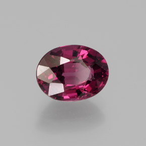 Granato rodolite naturale rosso da 1,82 ct, taglio ovale, VVS-VS
