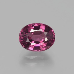 Granato rodolite naturale porpora da 1,62 ct, taglio ovale, VS-SI