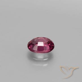 Granato rodolite Viola medio naturale da 1.45 ct, Ovale, VVS-VS