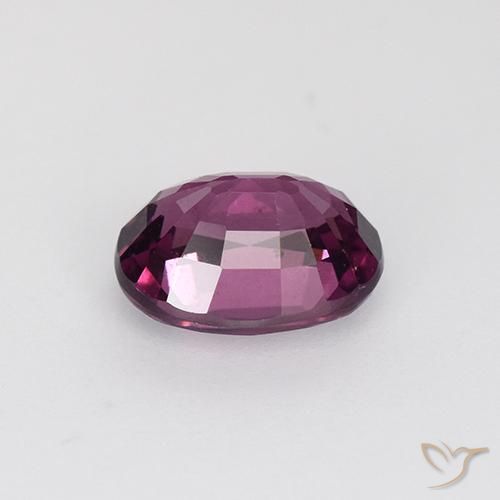 Granato rodolite Viola scuro naturale da 1.41 ct, Ovale, VS