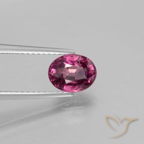 Granato rodolite Viola medio naturale da 1.50 ct, Ovale, VS