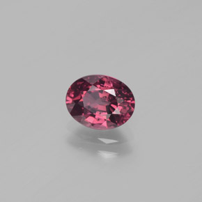 Granato rodolite naturale porpora da 1,49 ct, taglio ovale, VS