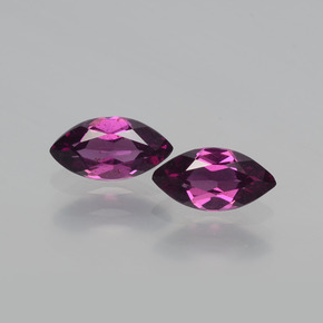 Granato rodolite naturale rosso da  ct, marchesa, VS
