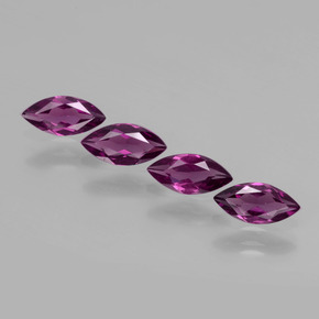 Granato rodolite naturale rosso da  ct, marchesa, VS