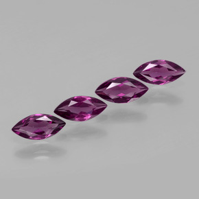 Granato rodolite naturale rosso da  ct, marchesa, VS