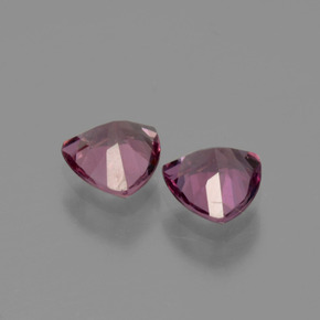 Granato rodolite naturale rosa da  ct, trillion, VVS-VS