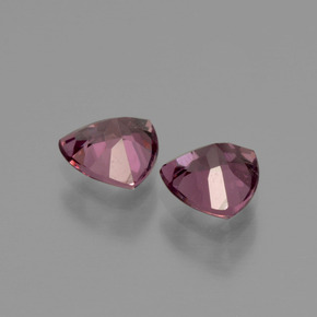 Granato rodolite naturale rosa da  ct, trillion, VS
