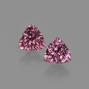 Granato rodolite naturale rosa da  ct, trillion, VS