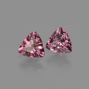 Granato rodolite naturale rosa da  ct, trillion, VS