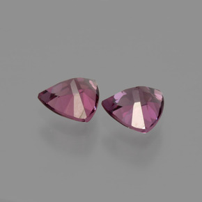 Granato rodolite naturale rosa da  ct, trillion, VS