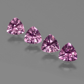 Granato rodolite naturale rosa da  ct, trillion, VS