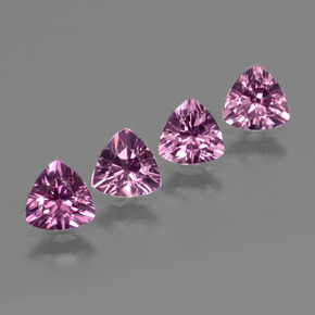 Granato rodolite naturale rosa da  ct, trillion, VS