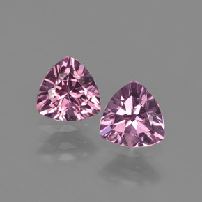 Granato rodolite naturale rosa da  ct, trillion, VS