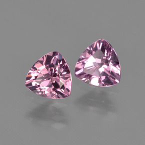 Granato rodolite naturale rosa da  ct, trillion, VS