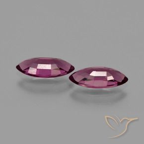 Granato rodolite naturale porpora da 2,30 ct, marchesa, VS
