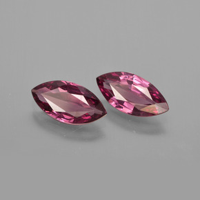 Granato rodolite naturale porpora da 2,14 ct, marchesa, VS