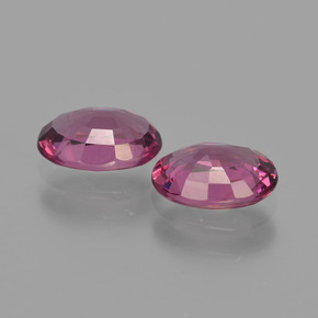 Granato rodolite naturale porpora da 1,88 ct, taglio ovale, VS