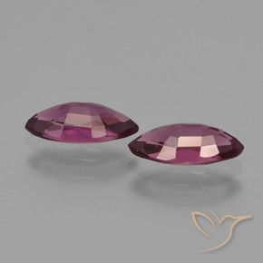 Gemme di Granato rodolite Magenta-Rosa naturale da 1.87 ct, Taglio marquise, VS