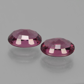 Granato rodolite naturale porpora da 2,42 ct, taglio ovale, VVS-VS
