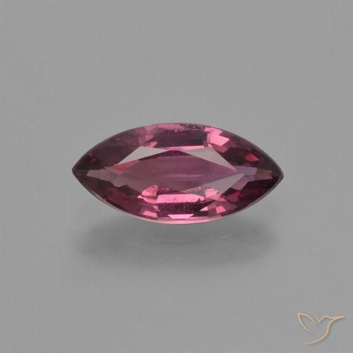 1.45ct Naturale Magenta-Rosa Granato rodolite, Taglio marquise, VS