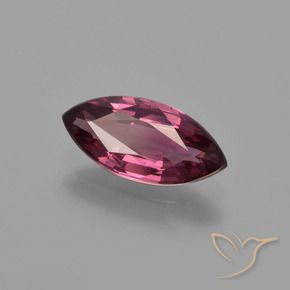 Granato rodolite Magenta-Rosa naturale da 1.45 ct, Taglio marquise, VS